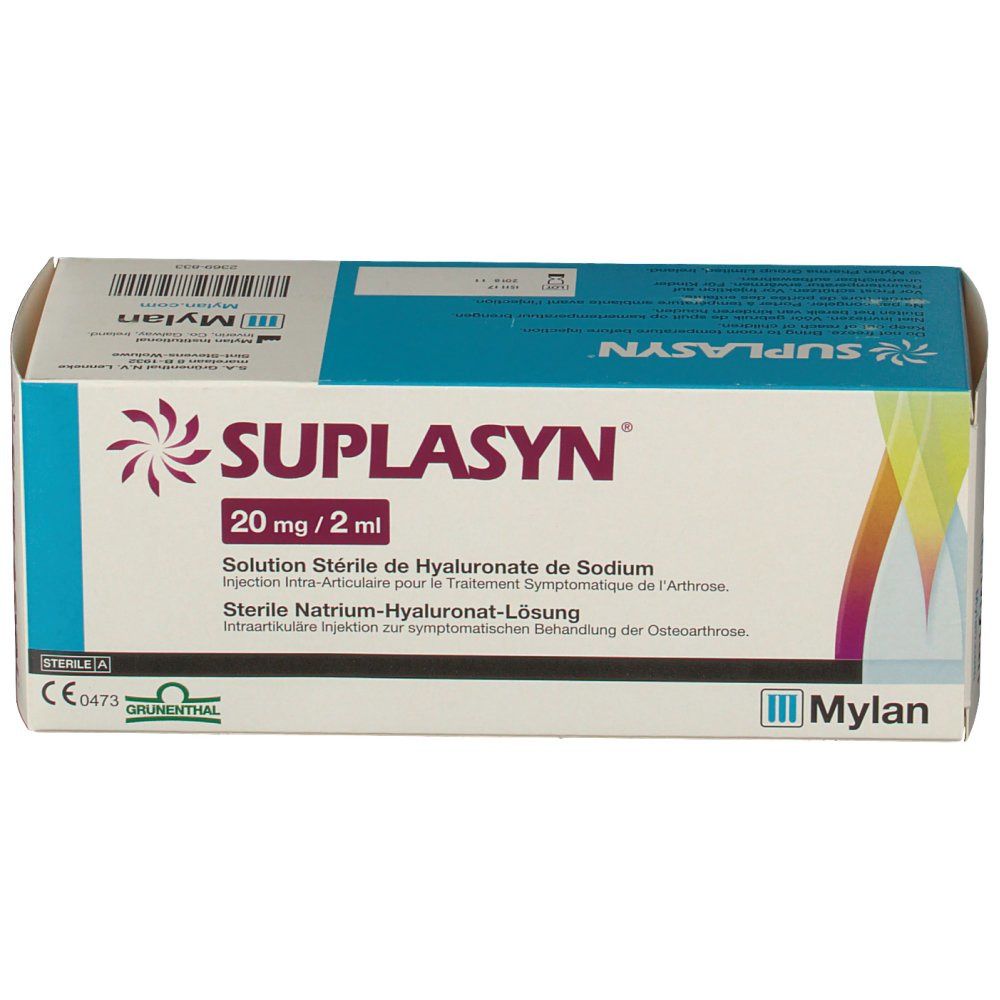 Suplasyn MD Syringe Solution Intra Articulair Sterile 2 ml