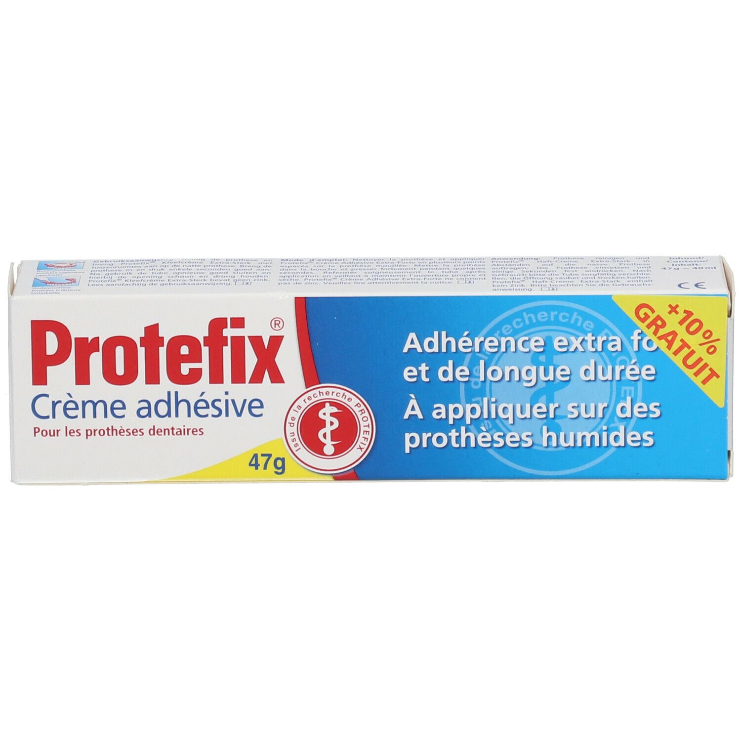 Protefix Crema Adesiva Extra-Forte 47g + 4 ml Omaggio