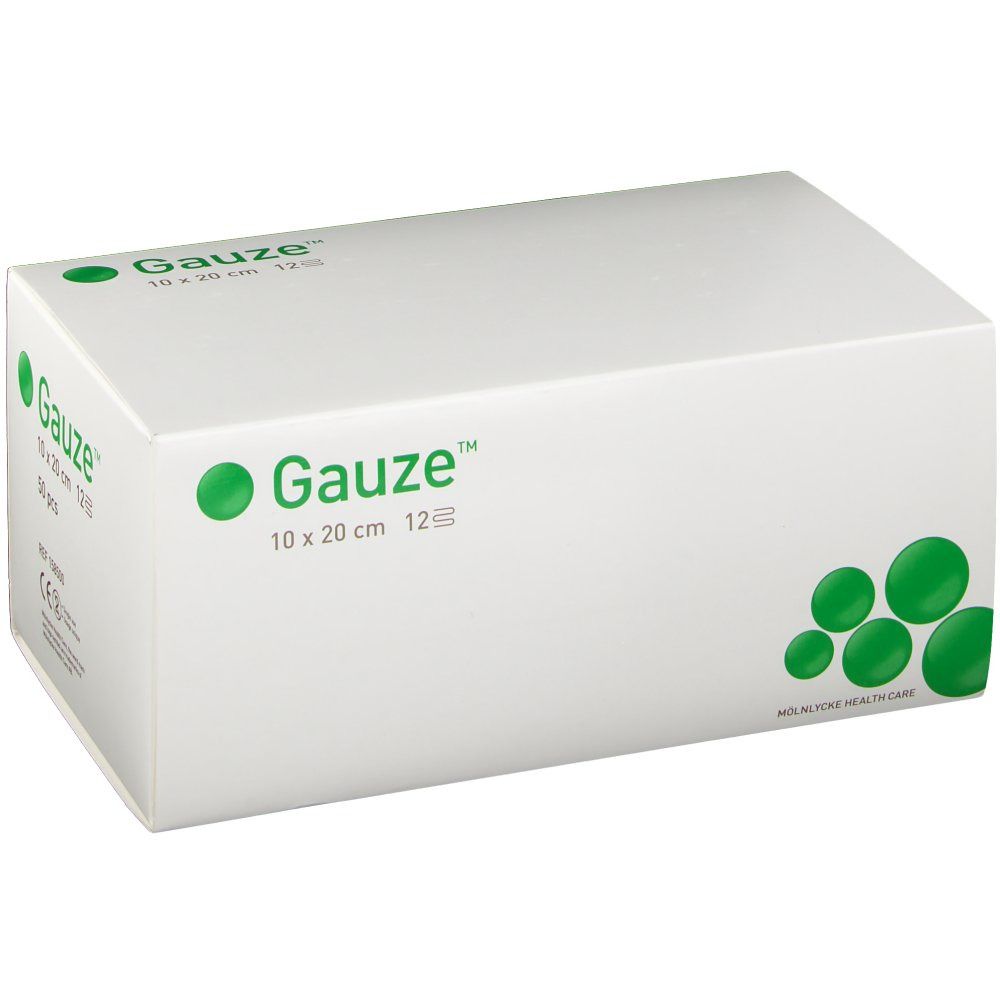 Gauze Compress Non-Sterile 12 Layers 10x20 cm 158500