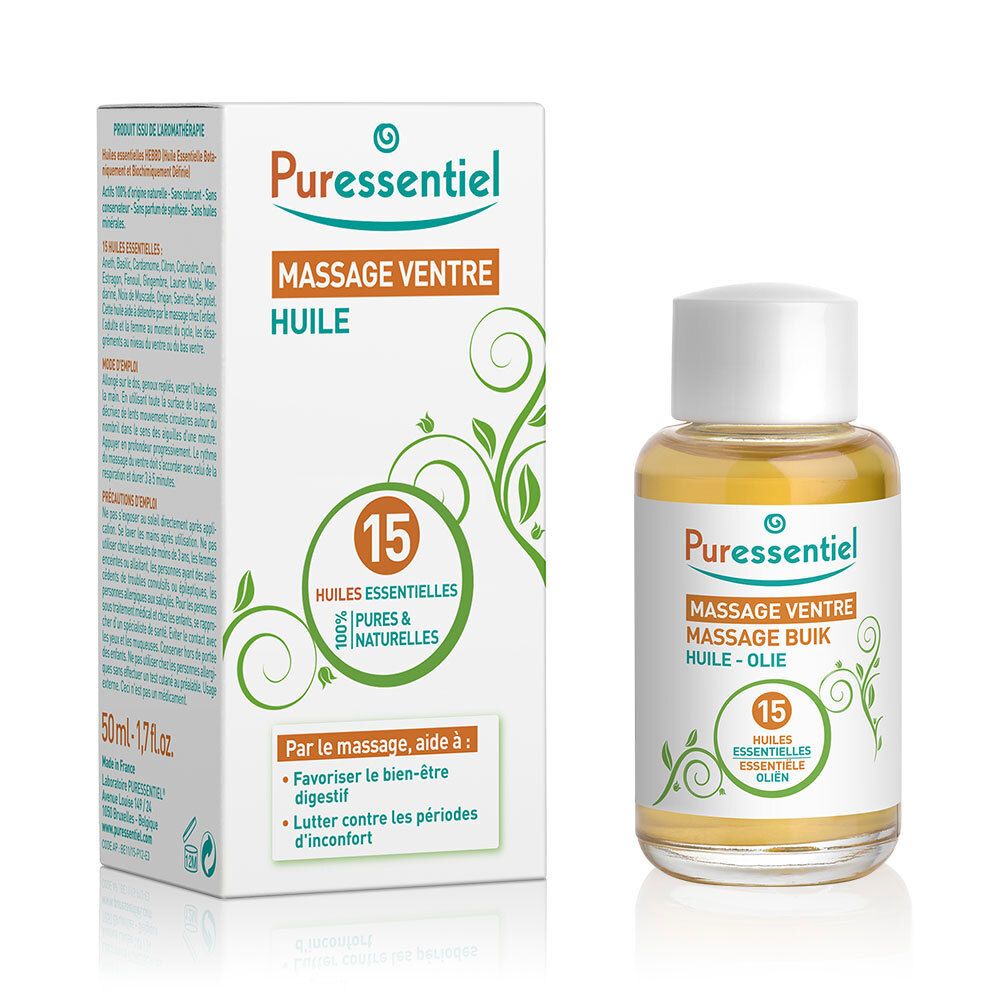 Puressentiel Abdominal Pain Massage 15 Essential Oil