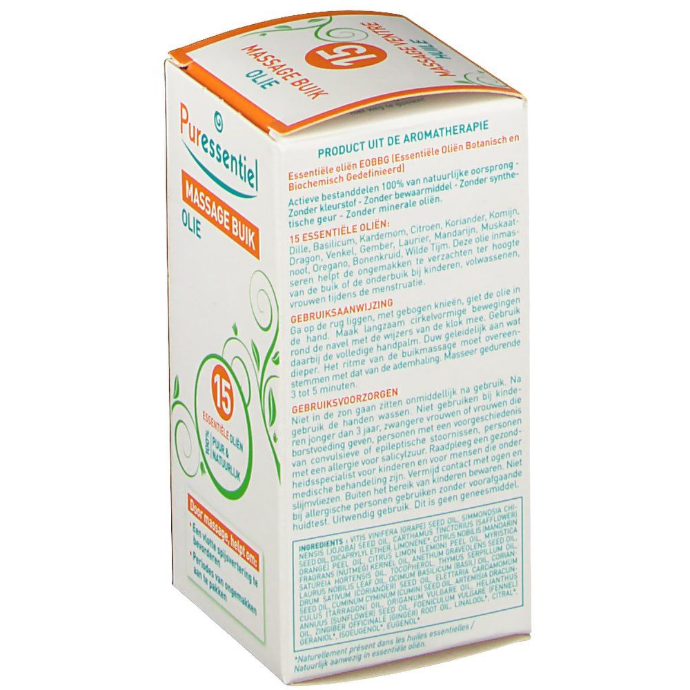 Puressentiel Abdominal Pain Massage 15 Essential Oil