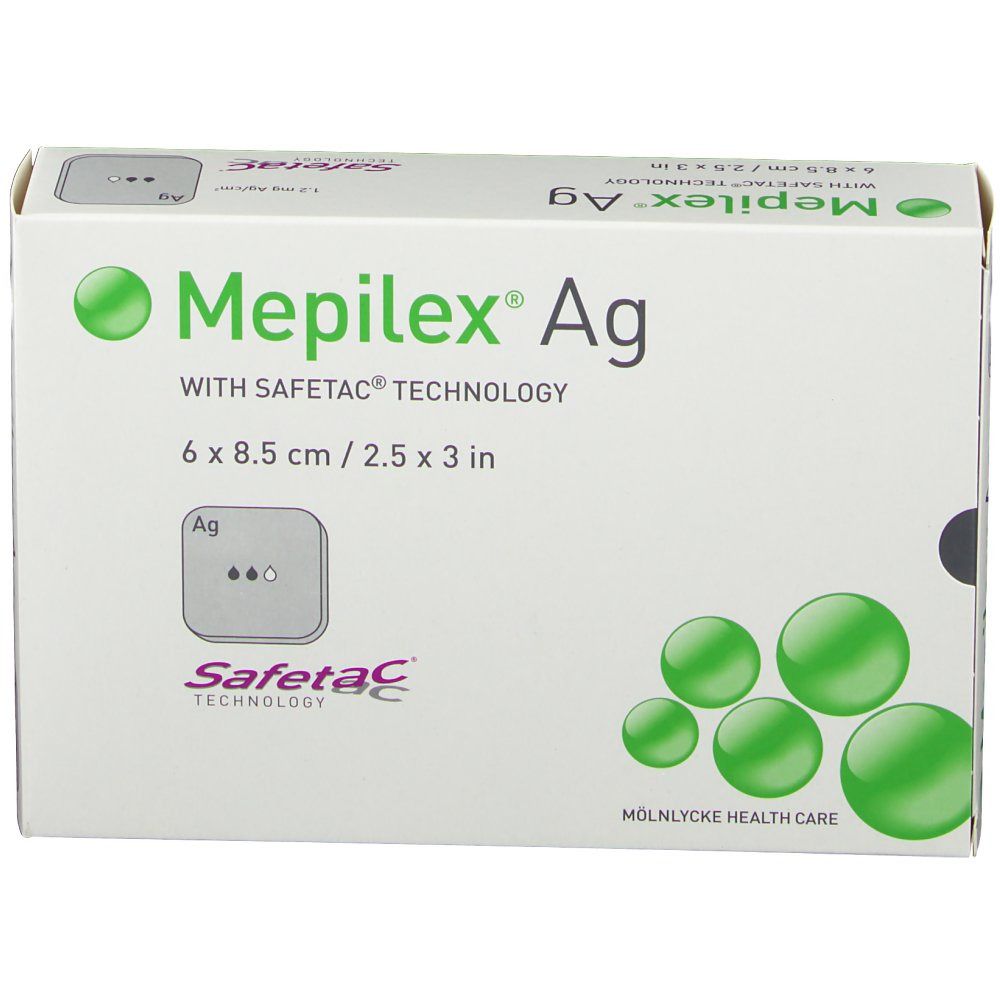 Mepilex® Ag 6 cm x 8,5 cm
