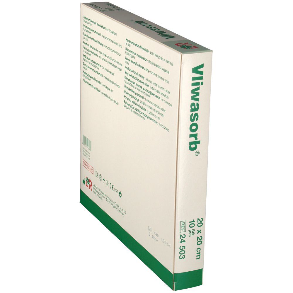 Vliwasorb® Medicazione superassorbente 20 cm x 20 cm