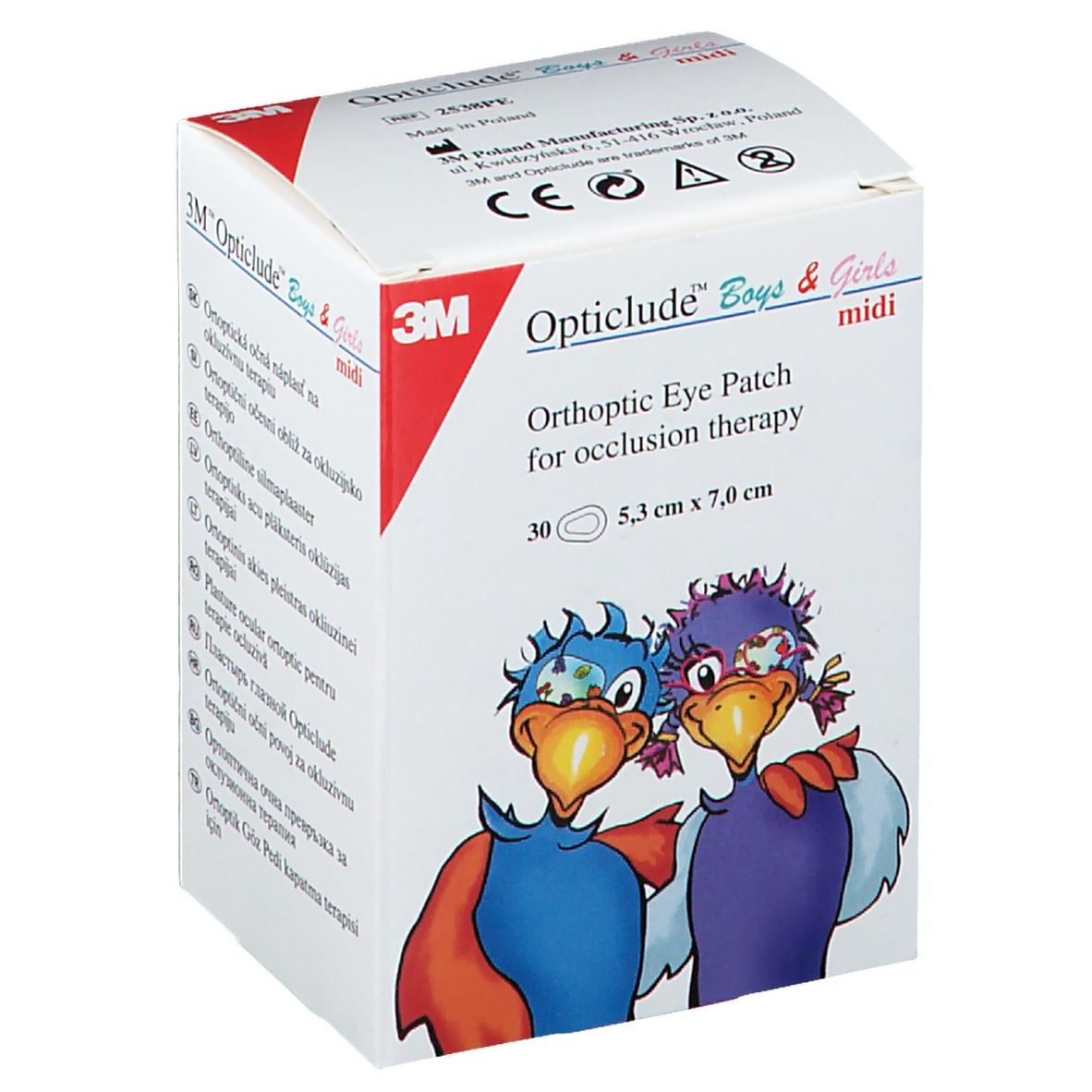 3M™ Opticlude™ Benda Oculare Boys & Girls Midi