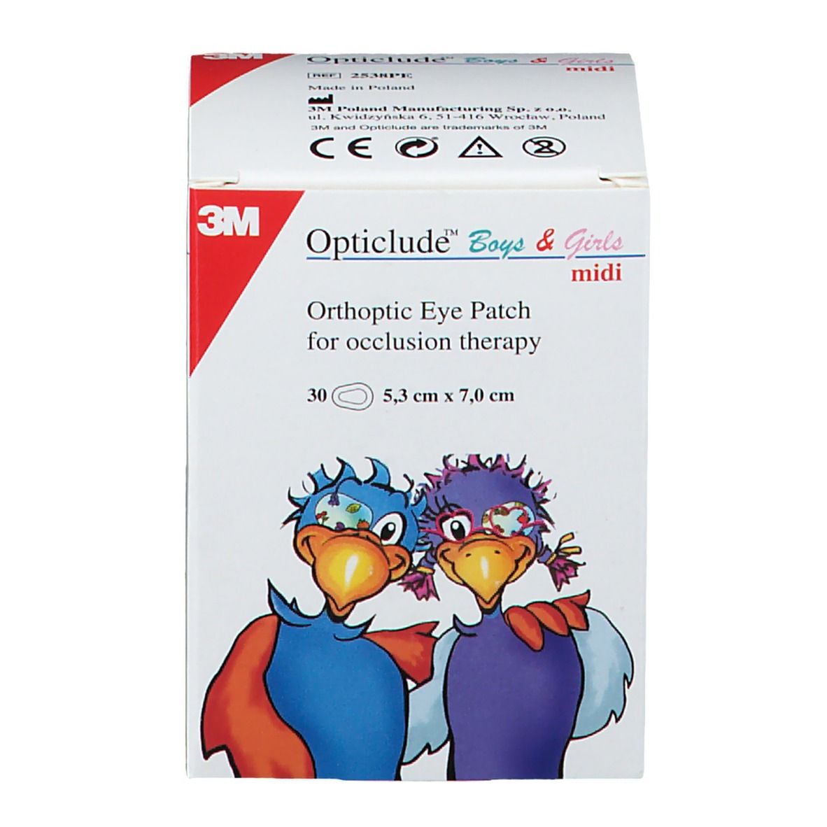 3M™ Opticlude™ Benda Oculare Boys & Girls Midi