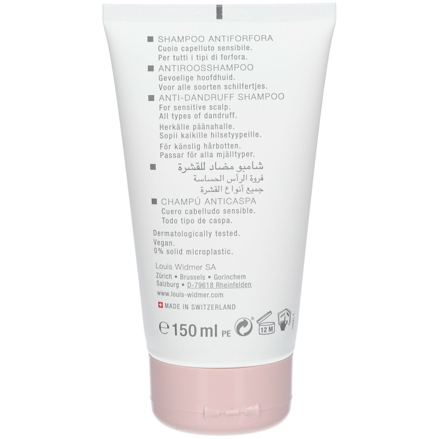 Louis Widmer Anti Rose Shampoo lightly perfumed