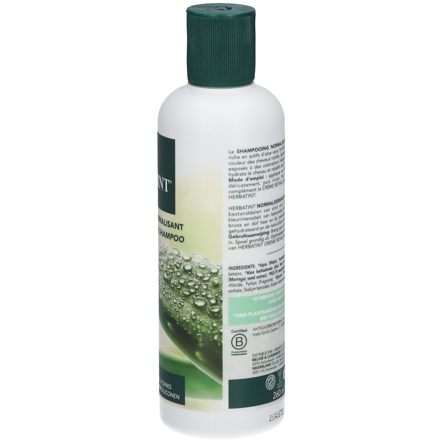 Herbatint Shampoo Normalize Aloë Vera Frequent Use