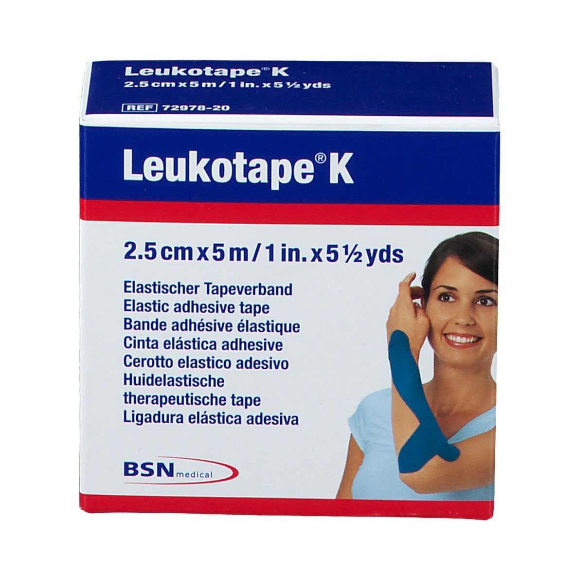 Leukotape® K Cerotto Elastico Adesivo 2,5 cm x 5 m
