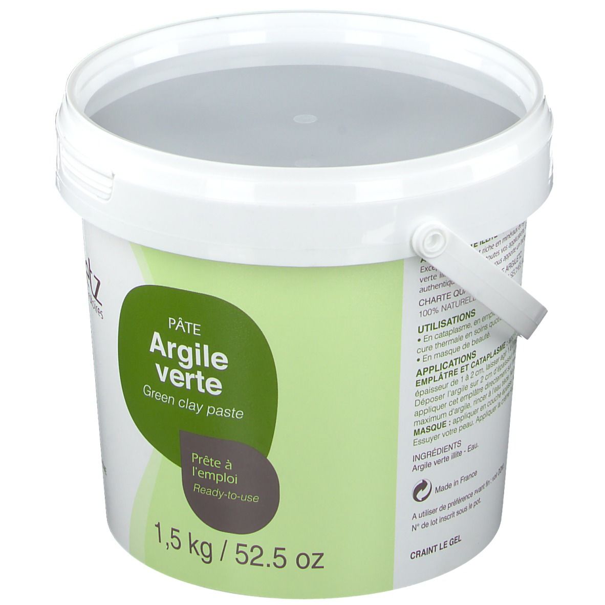 Argiletz Green Clay Pasta Greasy Skin
