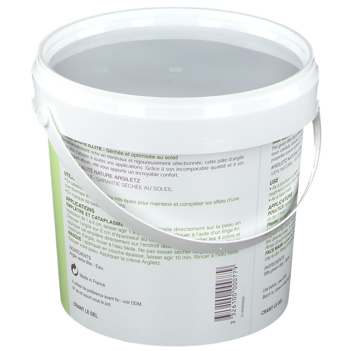 Argiletz Green Clay Pasta Greasy Skin
