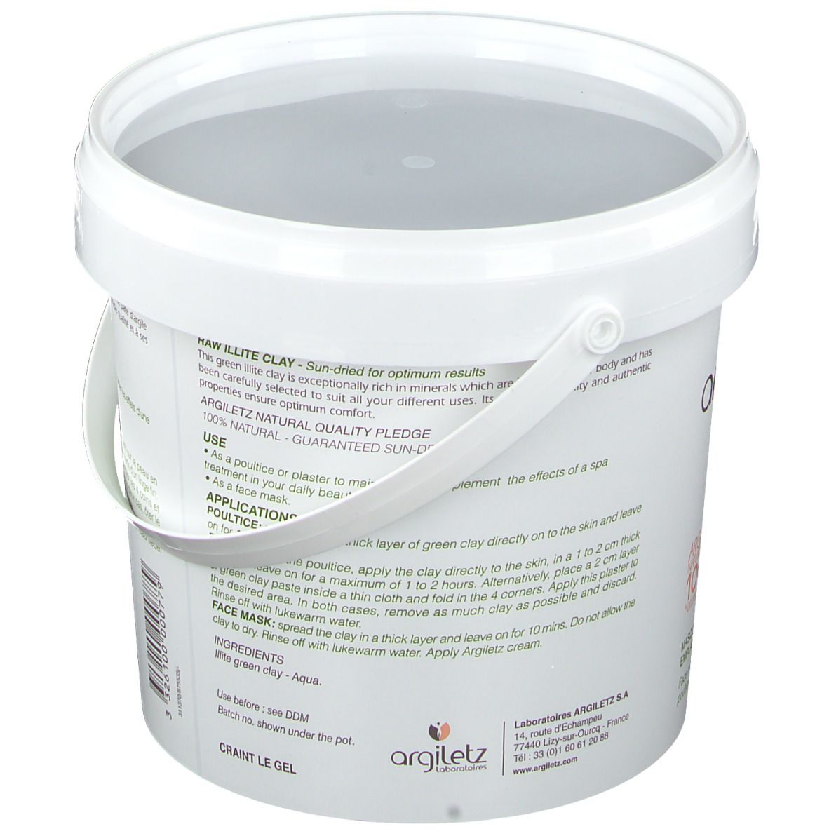 Argiletz Green Clay Pasta Greasy Skin