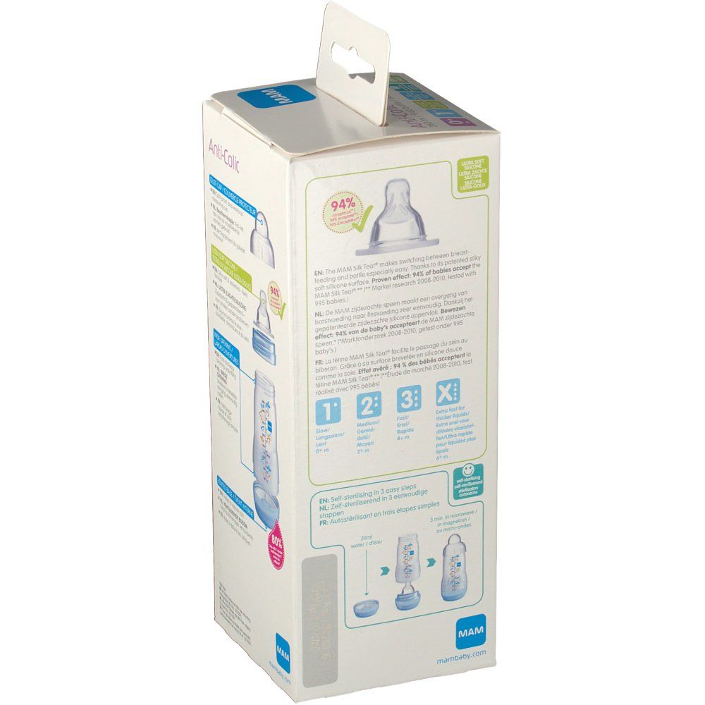 Dodie Mam Care Suction Bottle 260ml