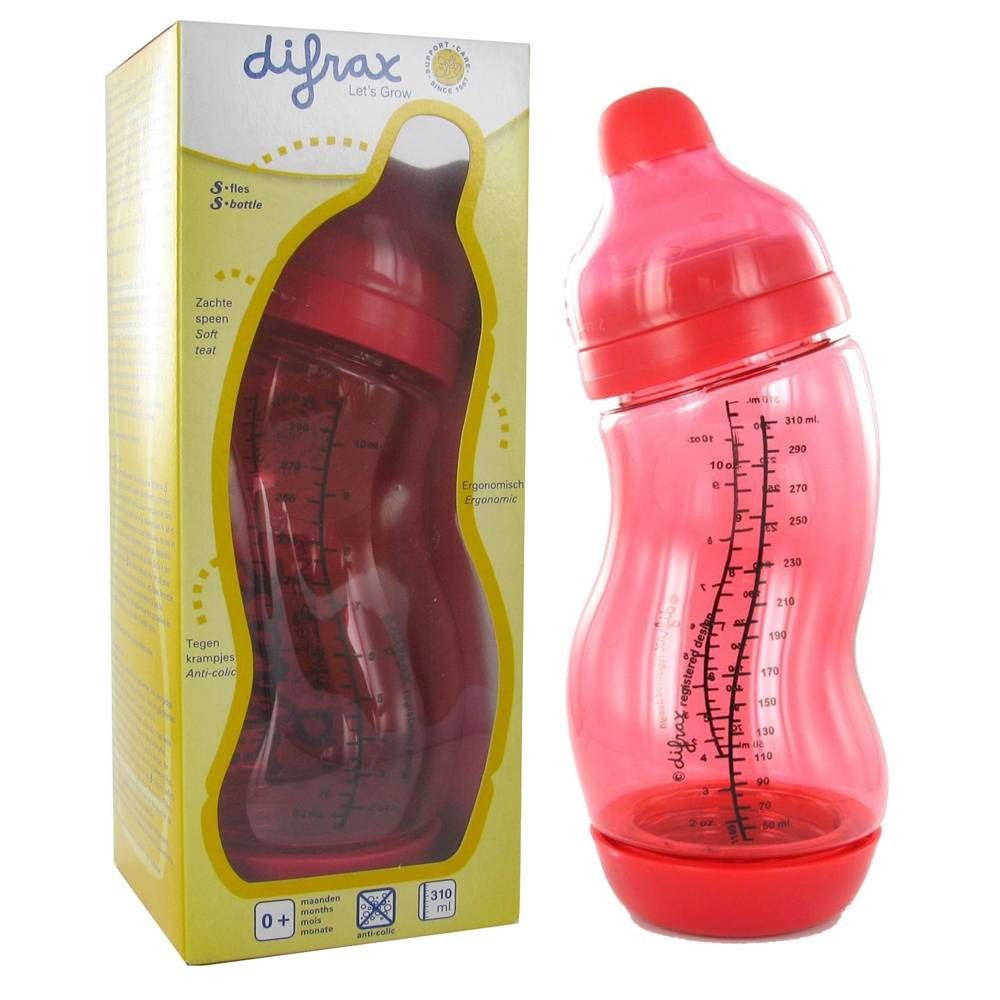 Difrax Suction Bottle Wide 310ml