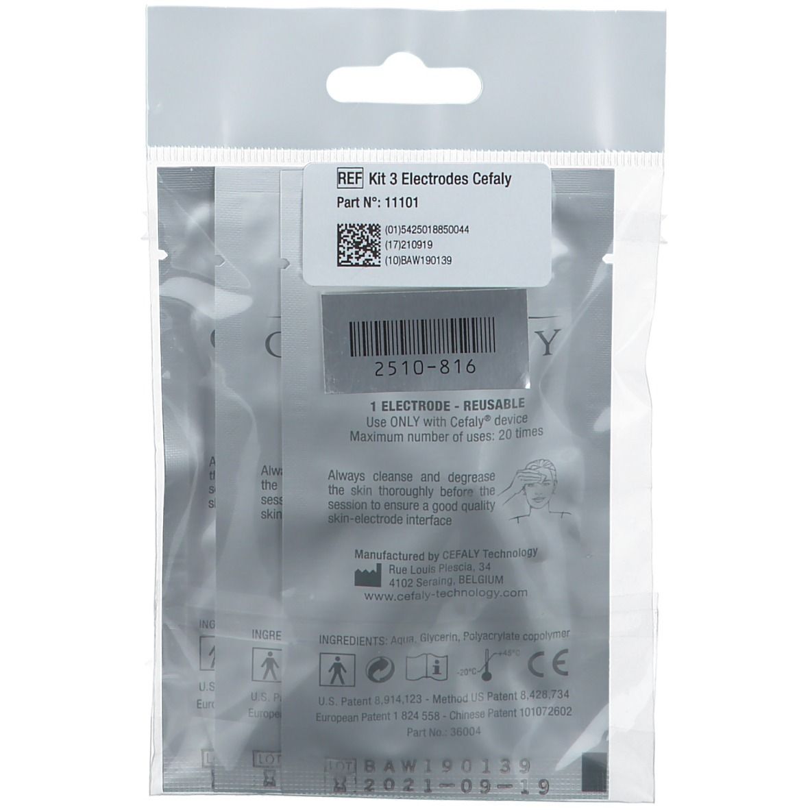 Cefaly Electrodes Kit