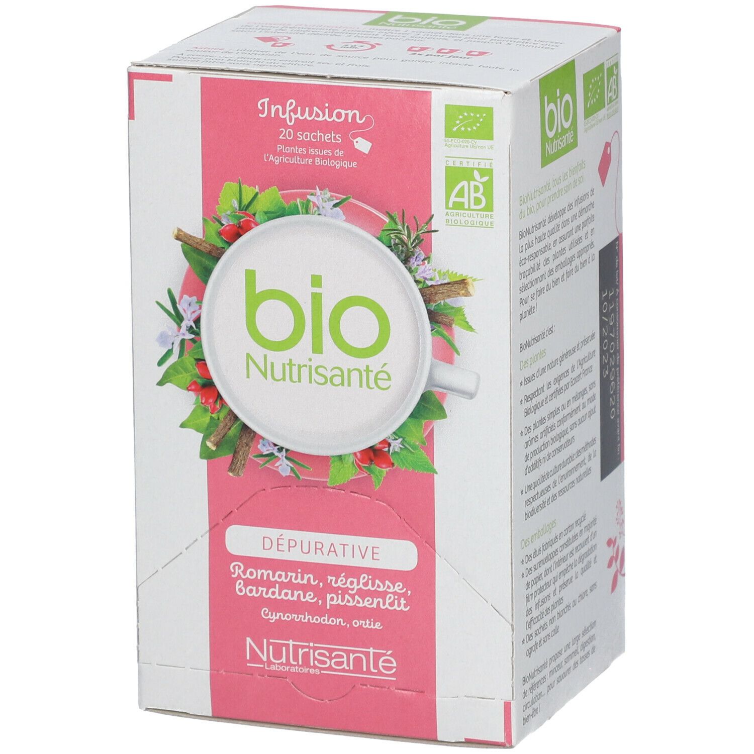 Nutrisanté Infusion Purifying Tea Bags