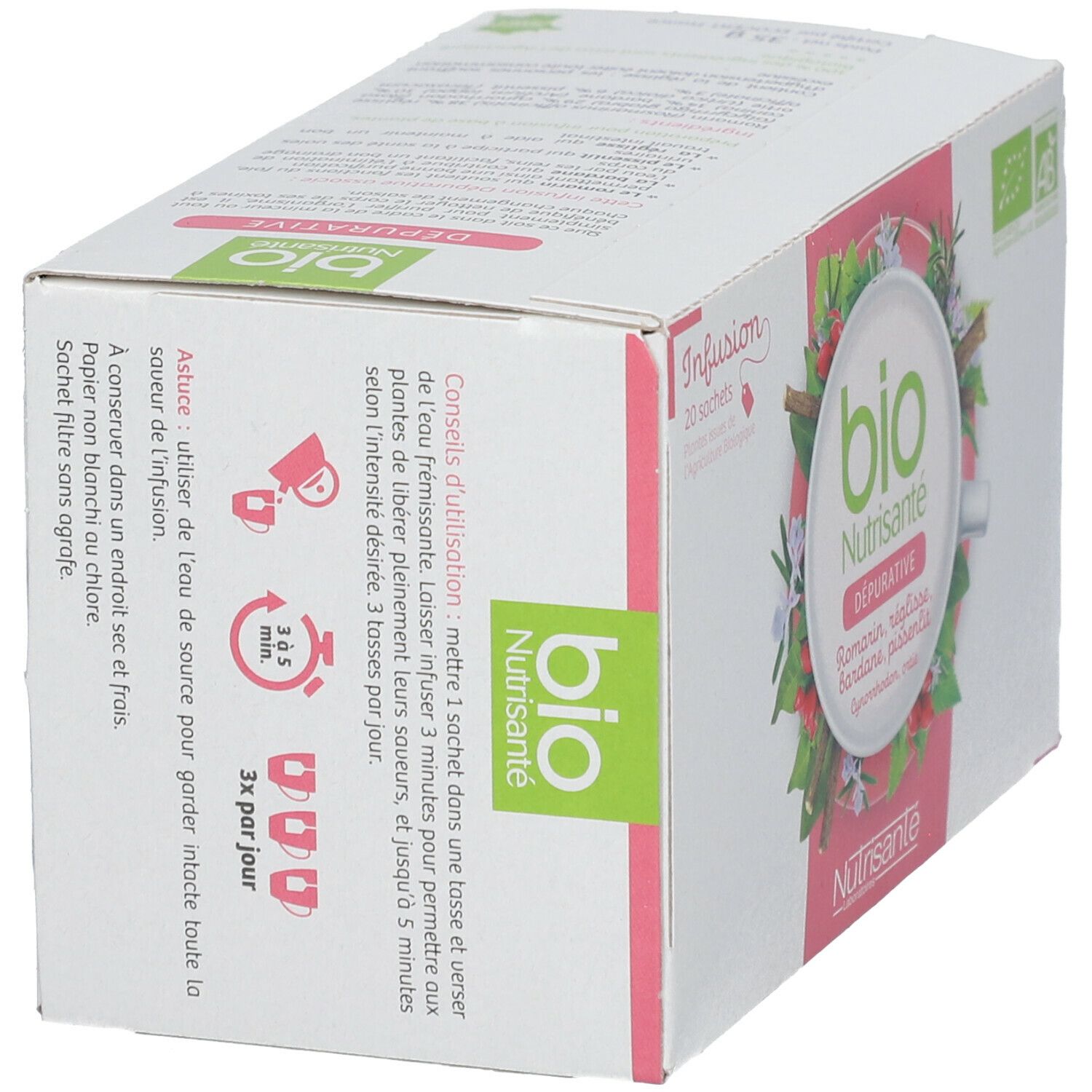 Nutrisanté Infusion Purifying Tea Bags