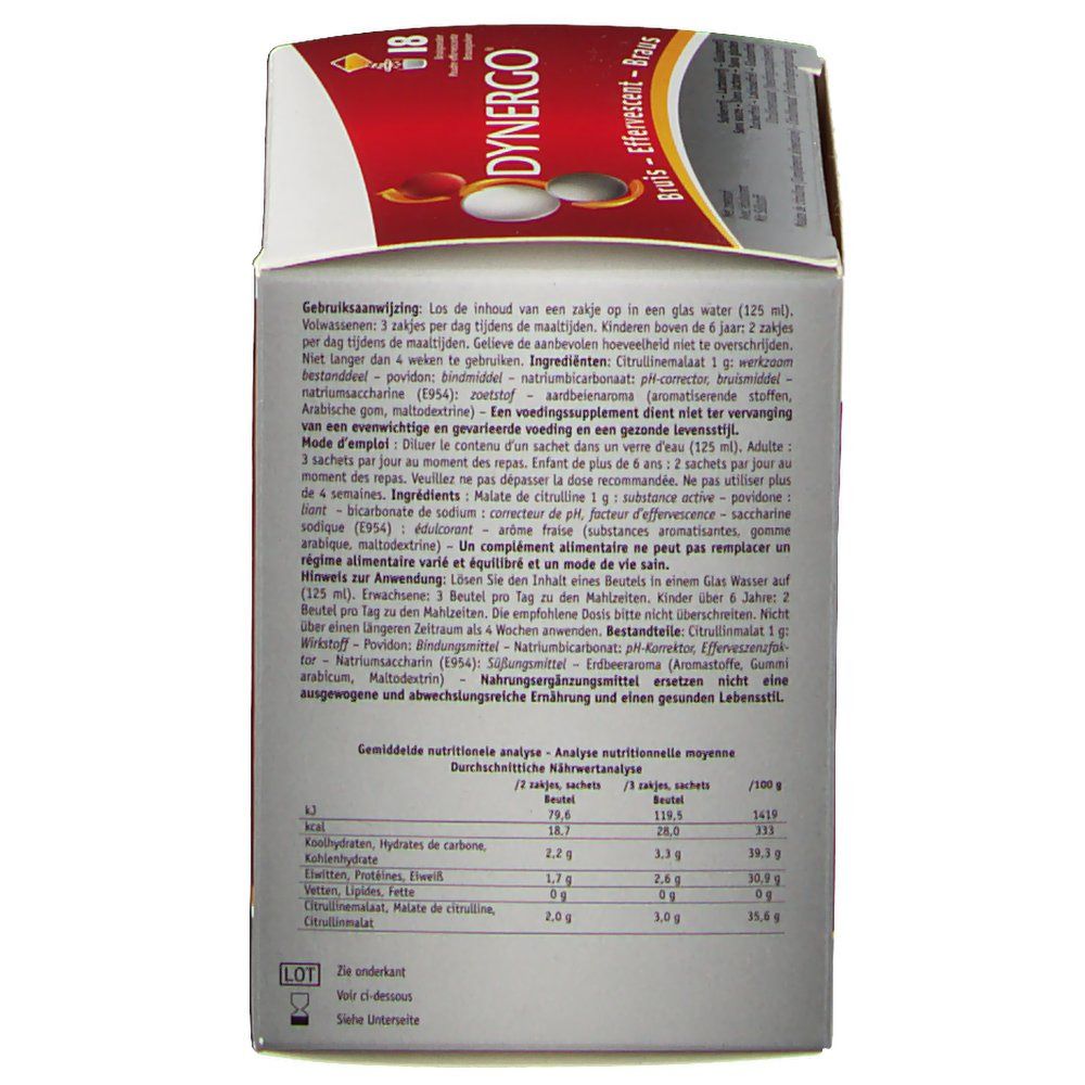 Dynergo Strawberry Vibrantpoeder