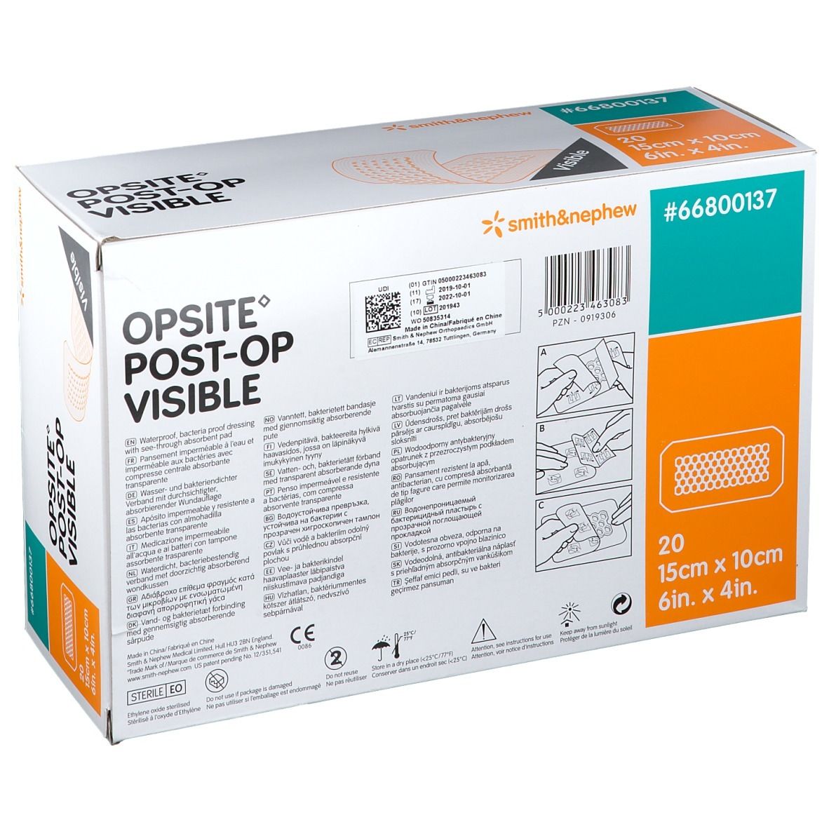 Opsite Post OP Visible 10cm x 15cm