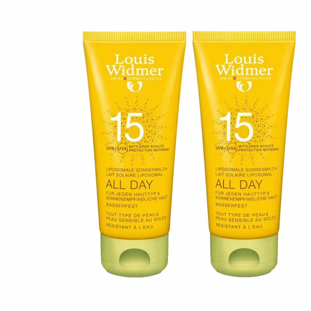 Louis Widmer Sun All day 15+ Duopack Without perfume