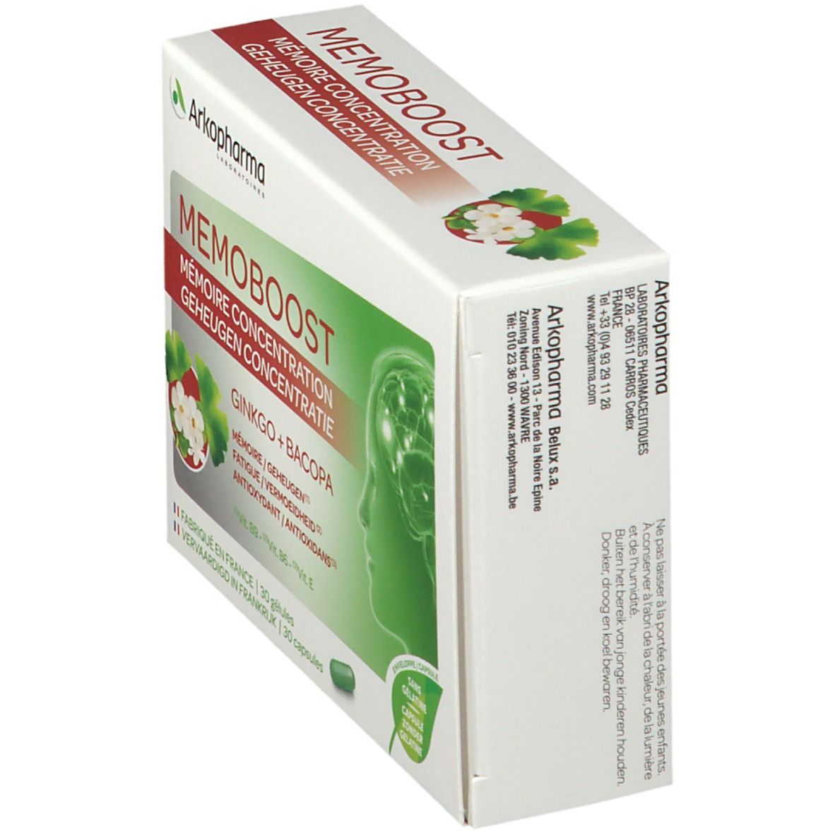 Memoboost Ginkgo Bacopa