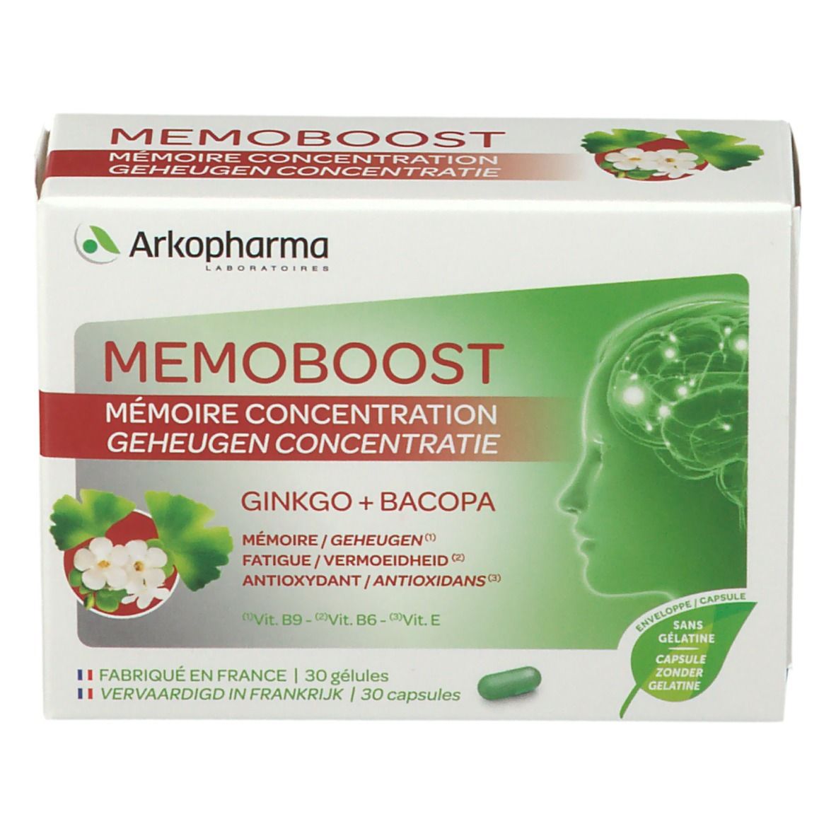 Memoboost Ginkgo Bacopa