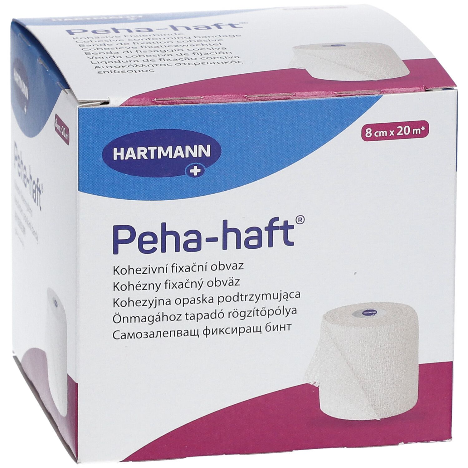 Hartmann Peha-haft® Benda di fissaggio 8 cm x 20 m