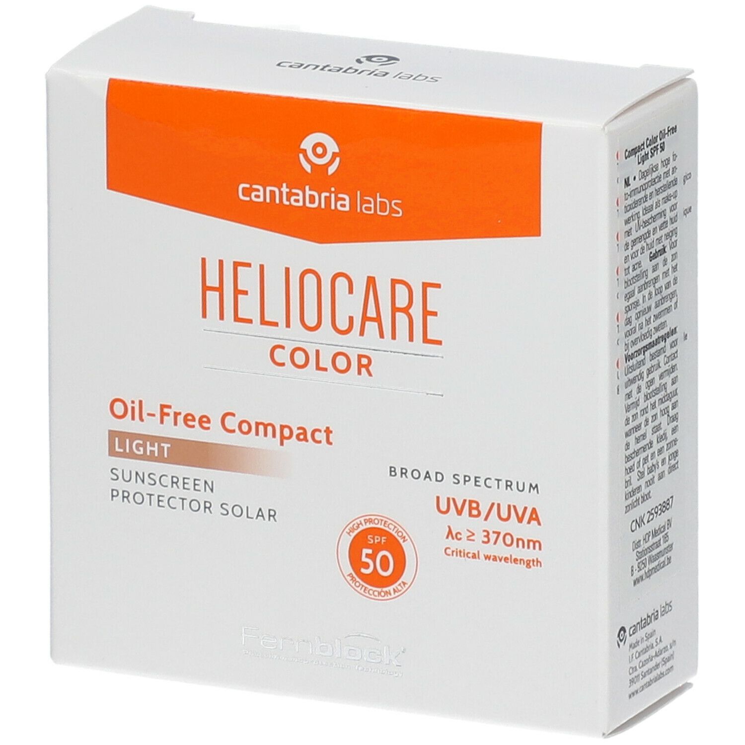 Heliocare Compact Oil-Free SPF50 Light