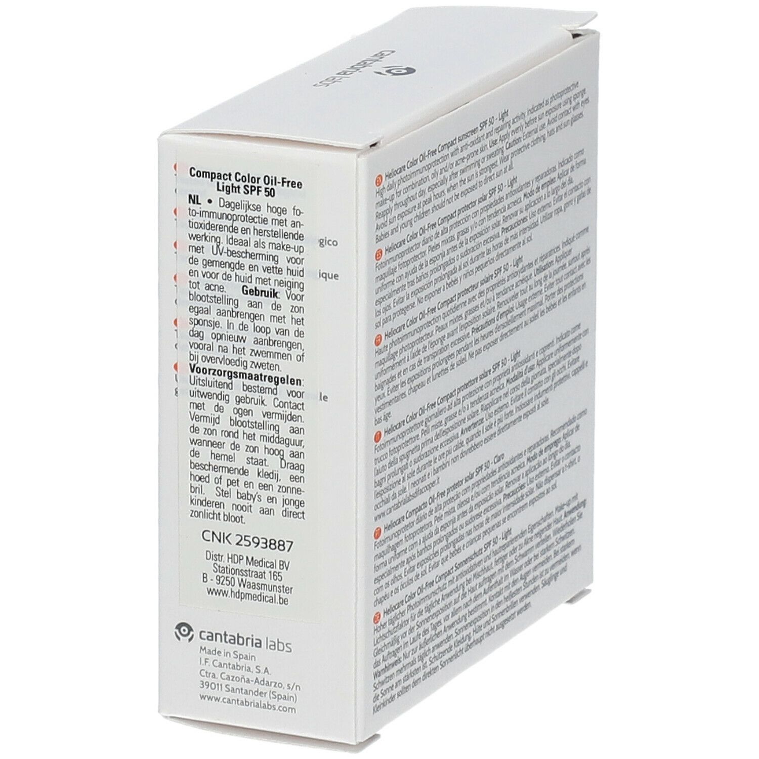 Heliocare Compact Oil-Free SPF50 Light