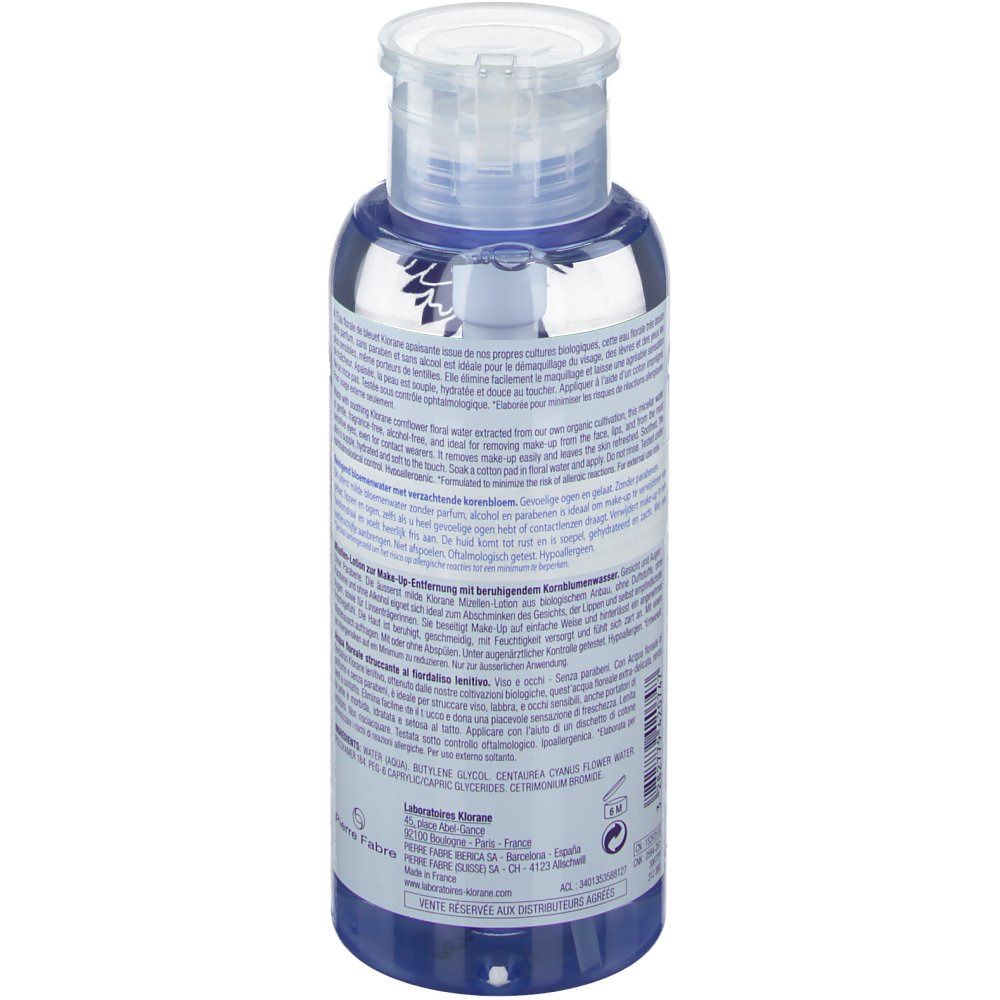 Klorane Cleaning Water Face-Eyes Softening