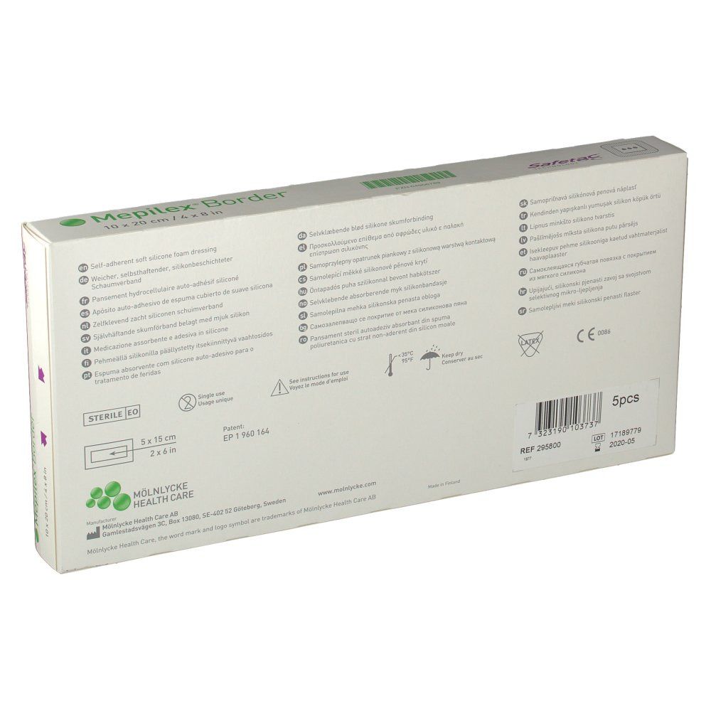 Mepilex® Border 10 cm x 20 cm