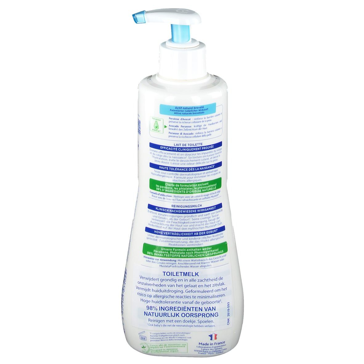 Mustela Bebè Latte Detergente
