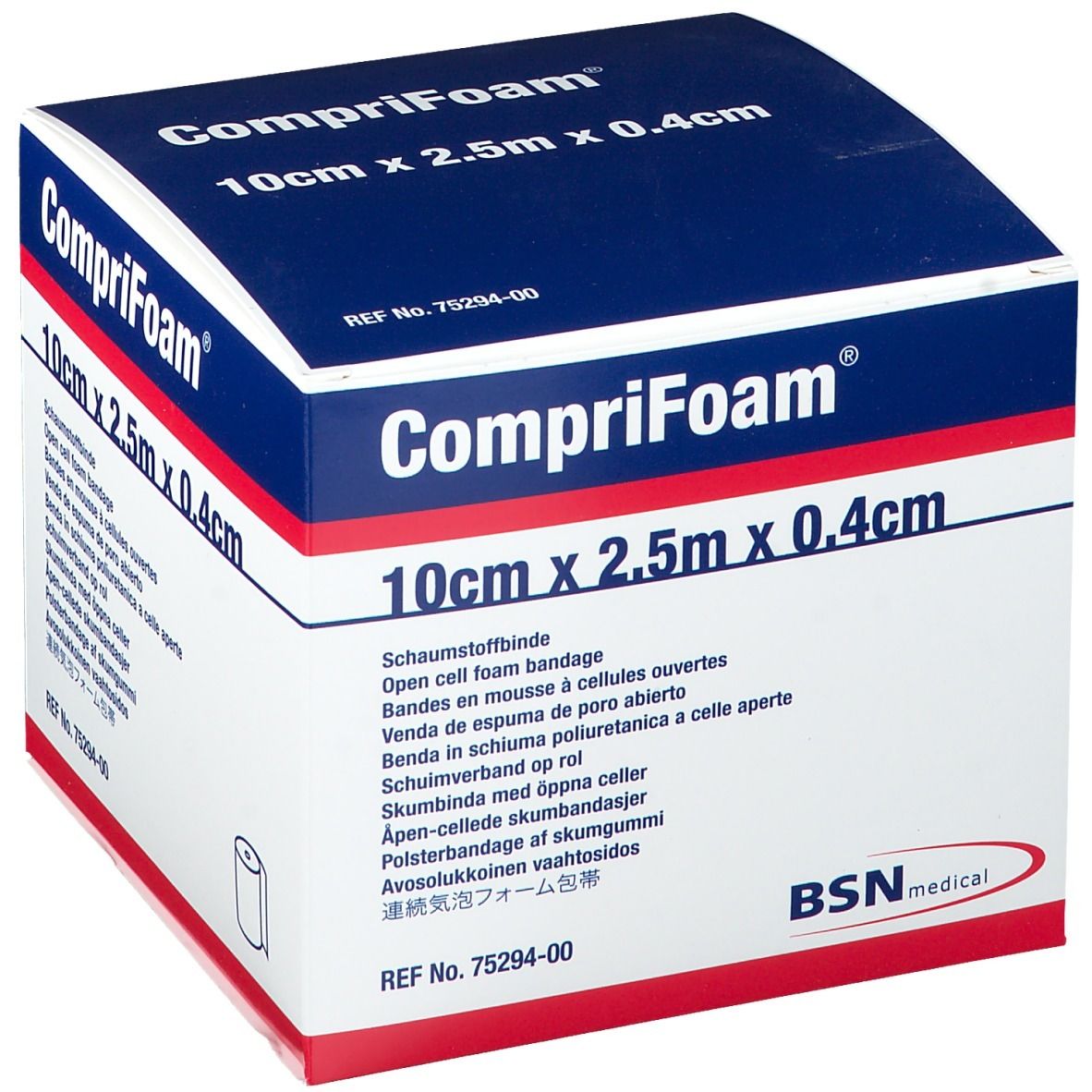 Comprifoam Foam Dressing 10 cm x 2.5 m x 0.4cm