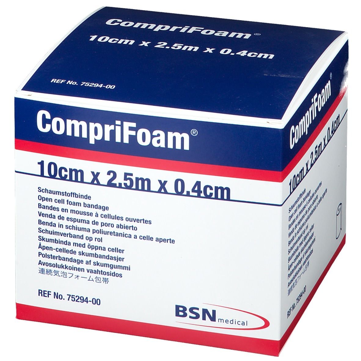Comprifoam Foam Dressing 10 cm x 2.5 m x 0.4cm