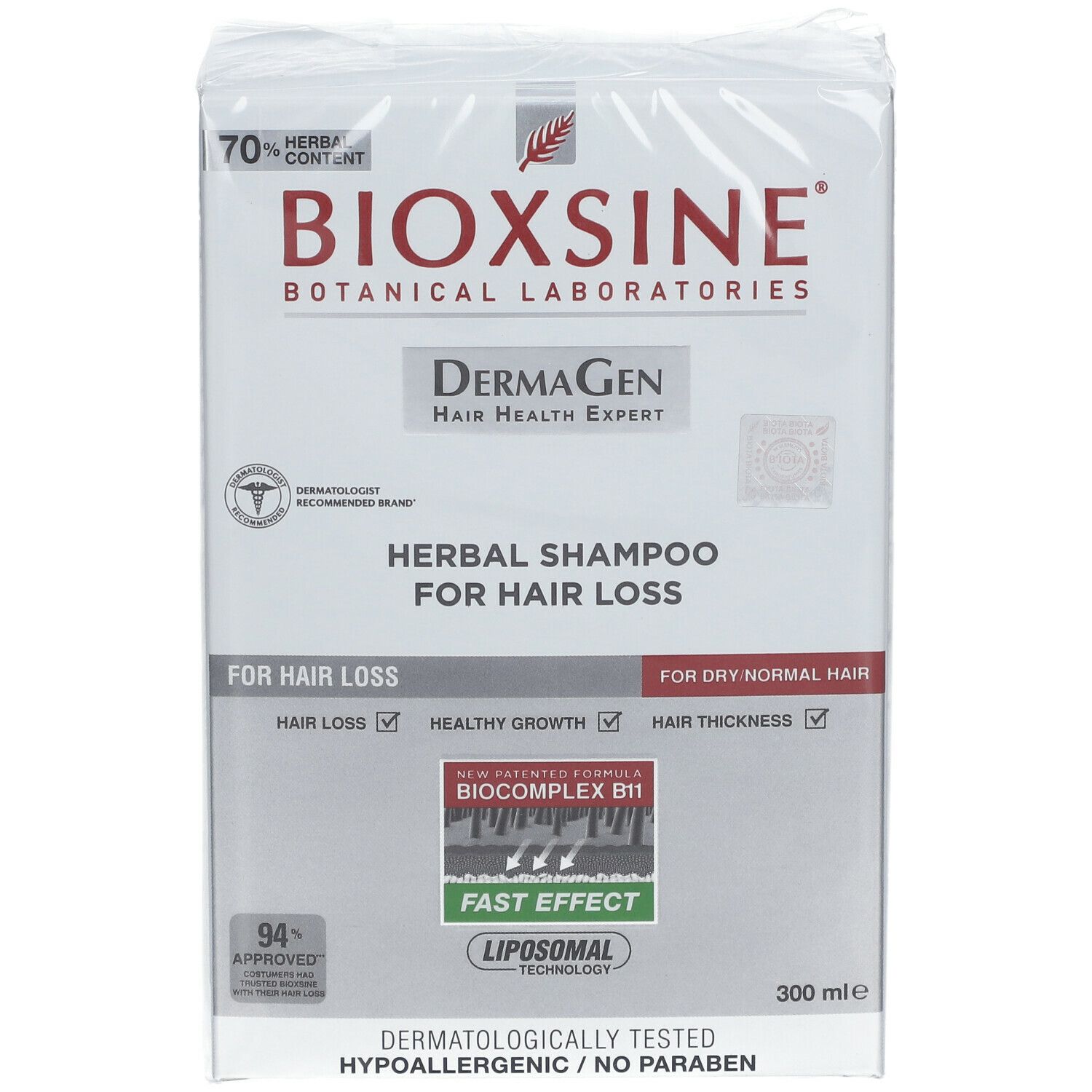 BIOXSINE Shampoo Hair Loss Capelli Normali