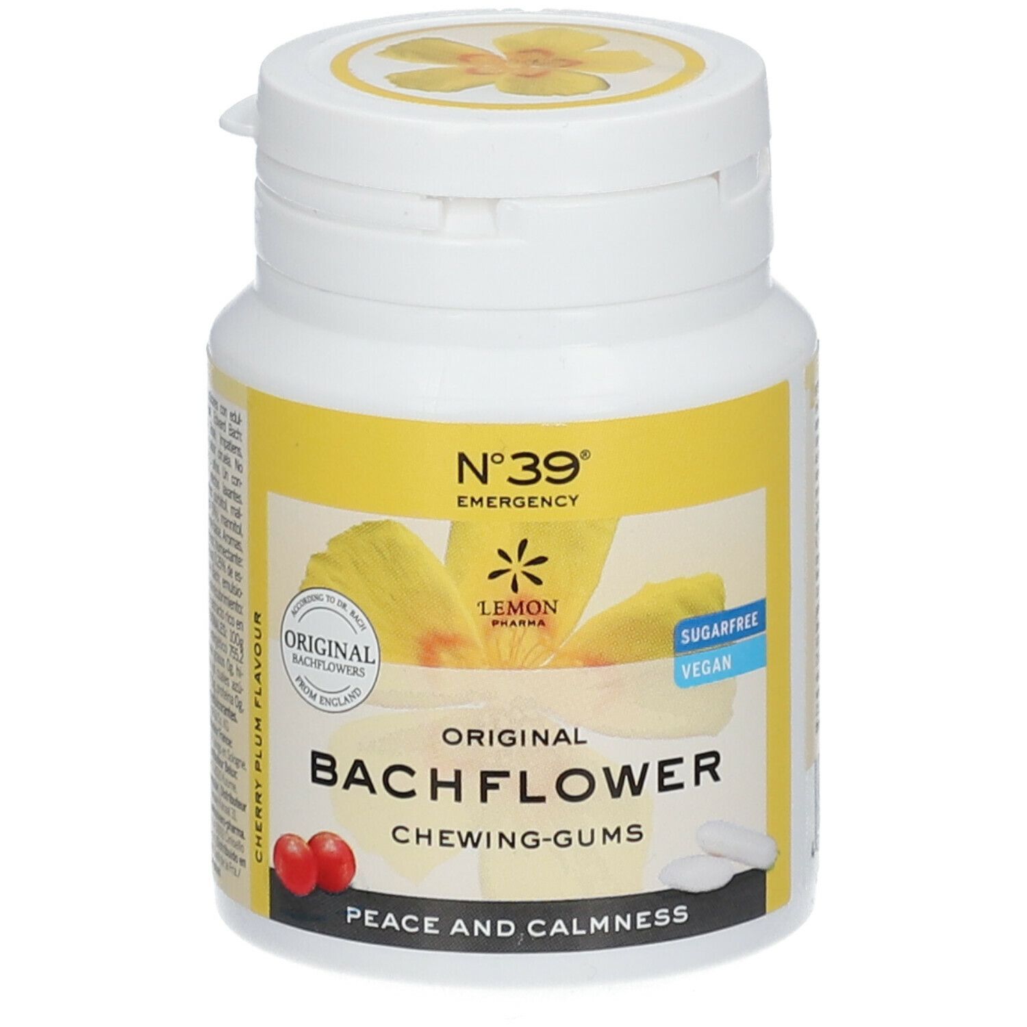 Bach Flower Chewing Gum Urgency w/Sugar