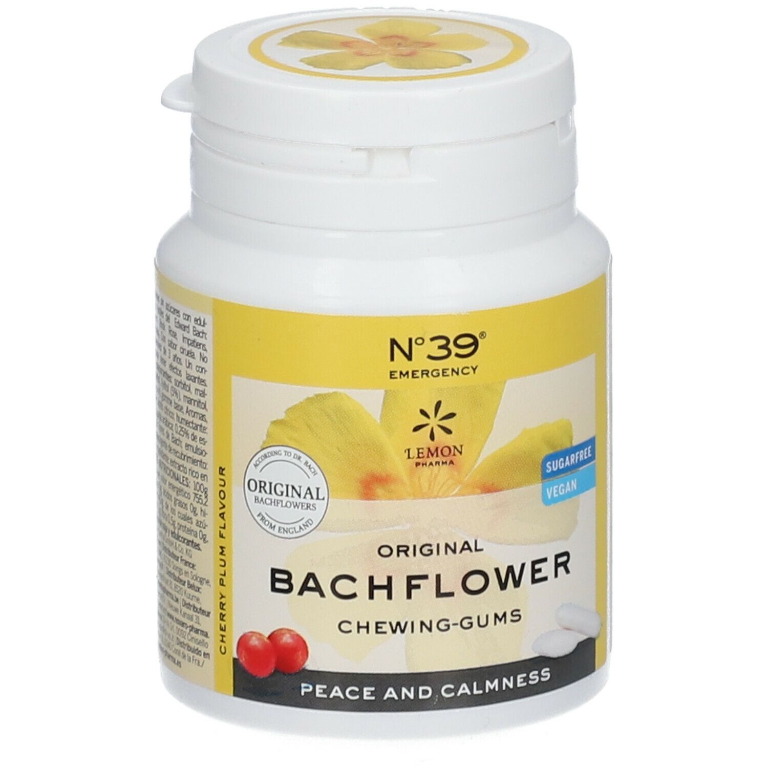 Bach Flower Chewing Gum Urgency w/Sugar