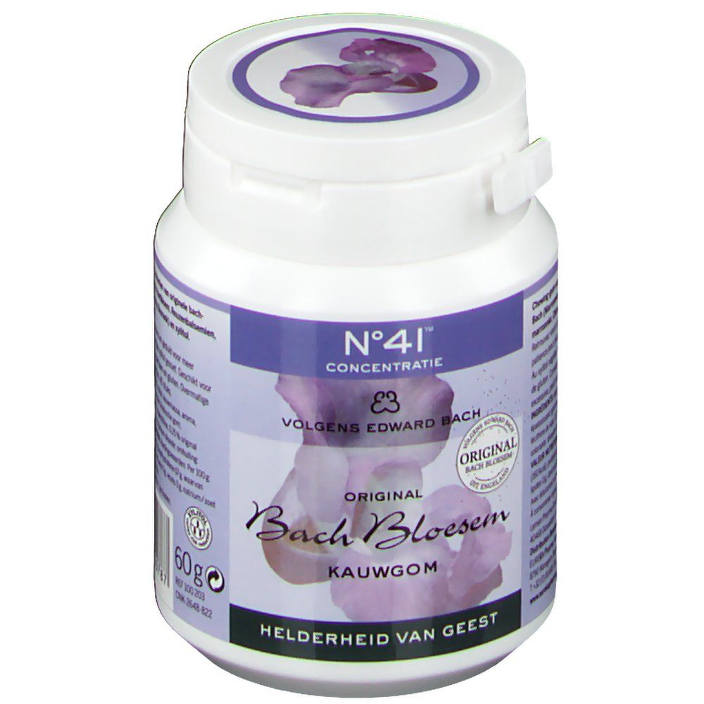 Bach Flower Chewing Gum Concentration w/Sugar