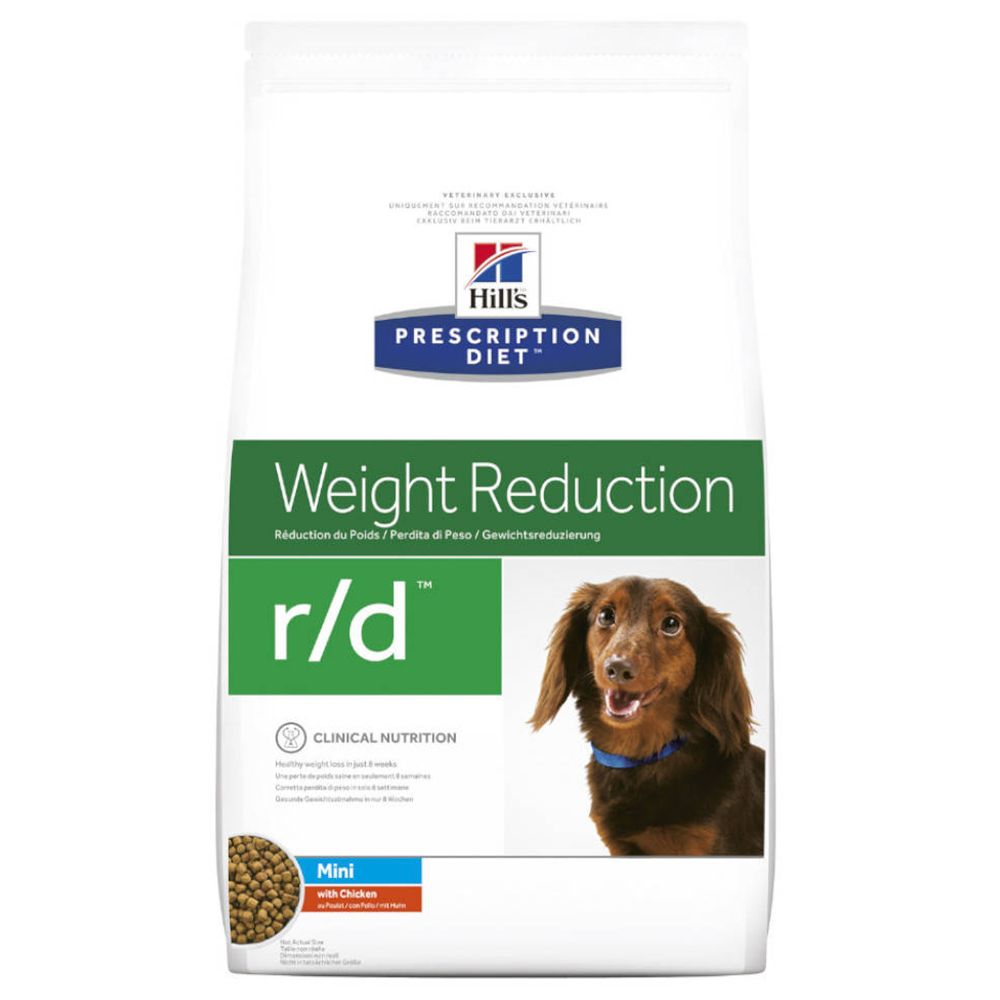 Hill's Prescription Diet r/d Alimento per Cani di taglia Mini con Pollo