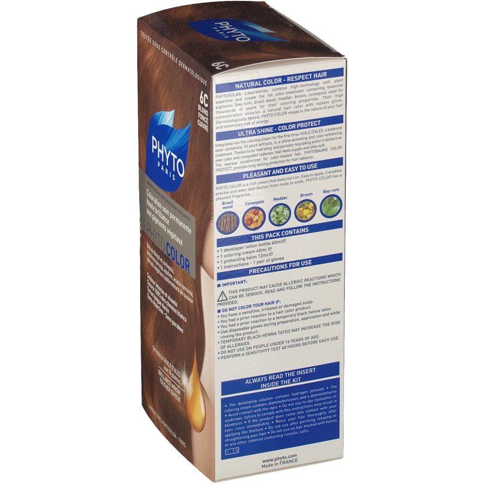 Phytocolor 6C Dark Copper Blond