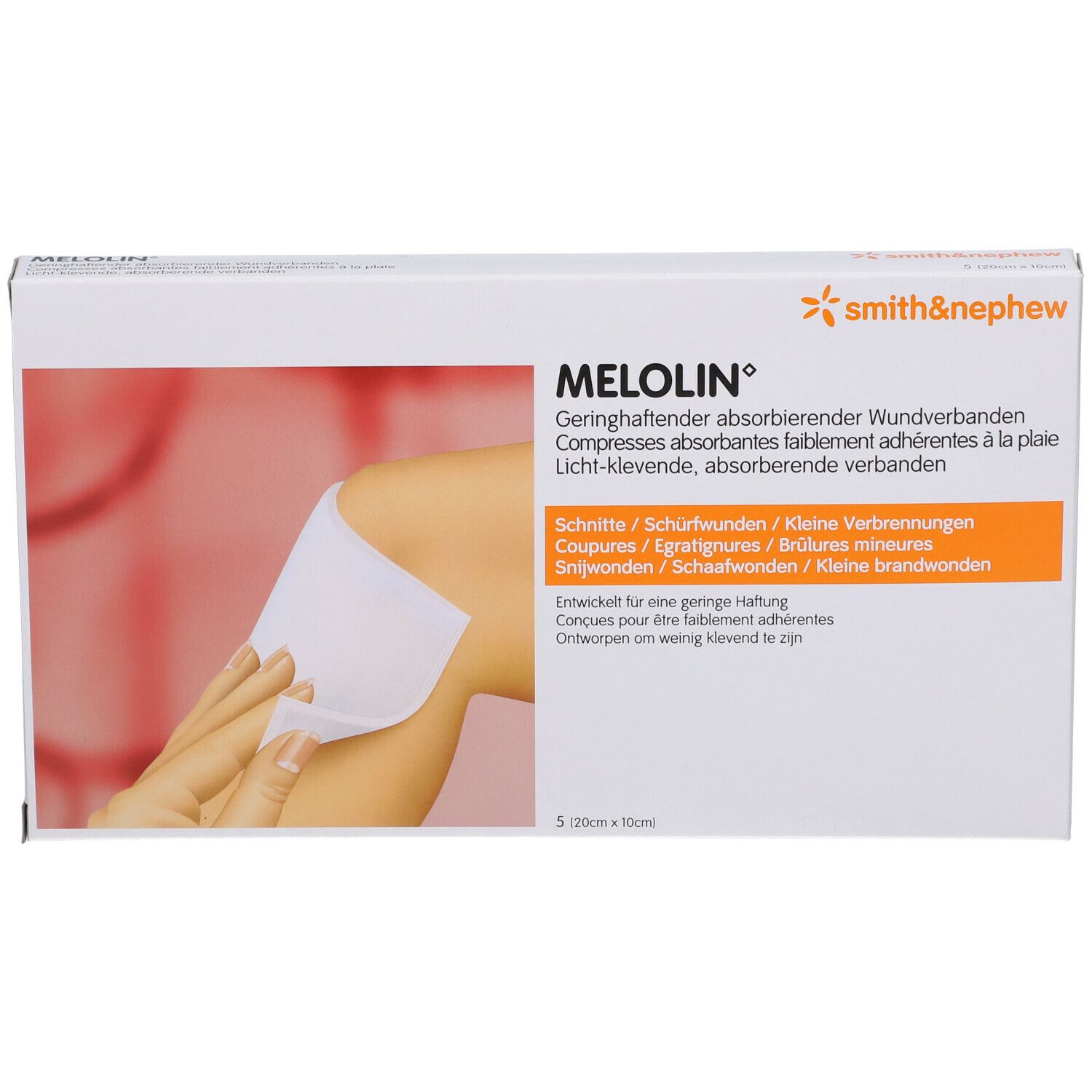 Melolin Sterile Compres 10 x 20cm 66800707
