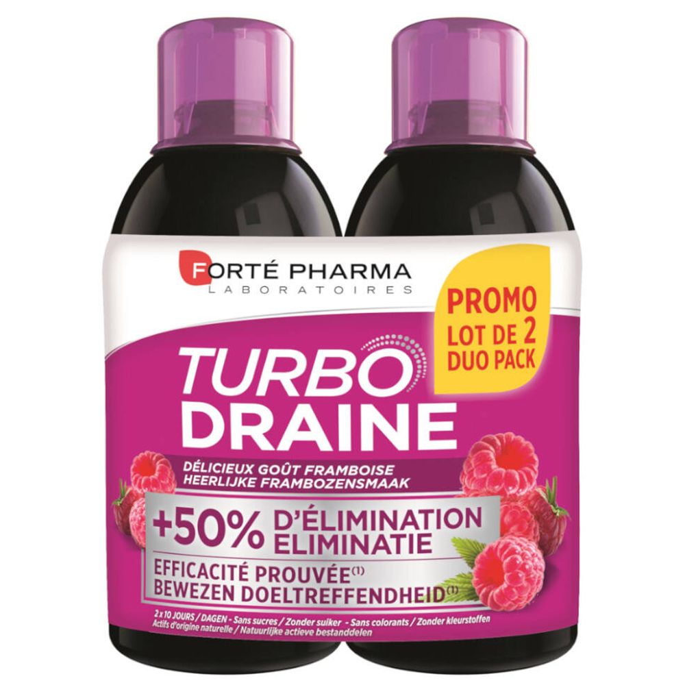 Forté Pharma TURBODRAINE Lampone Duopack