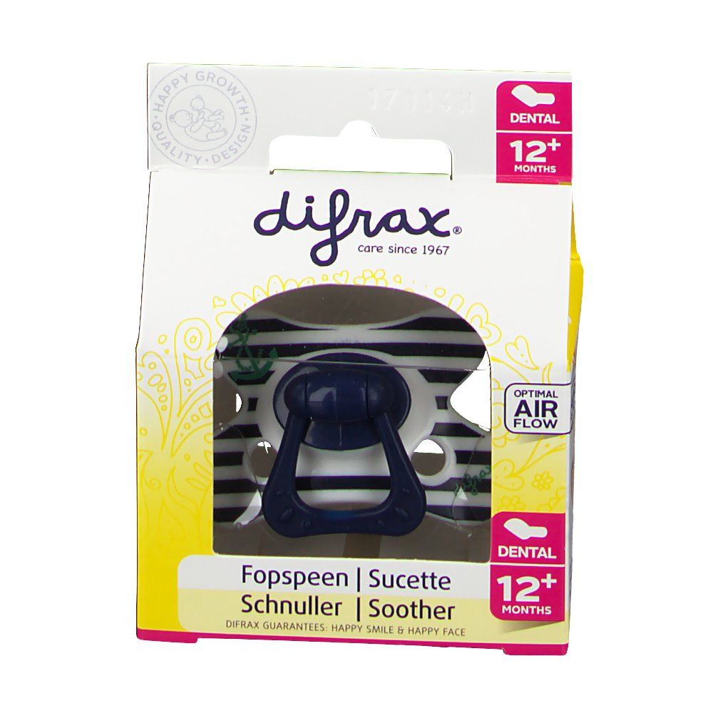 Difrax Teat Dental Boy +12M