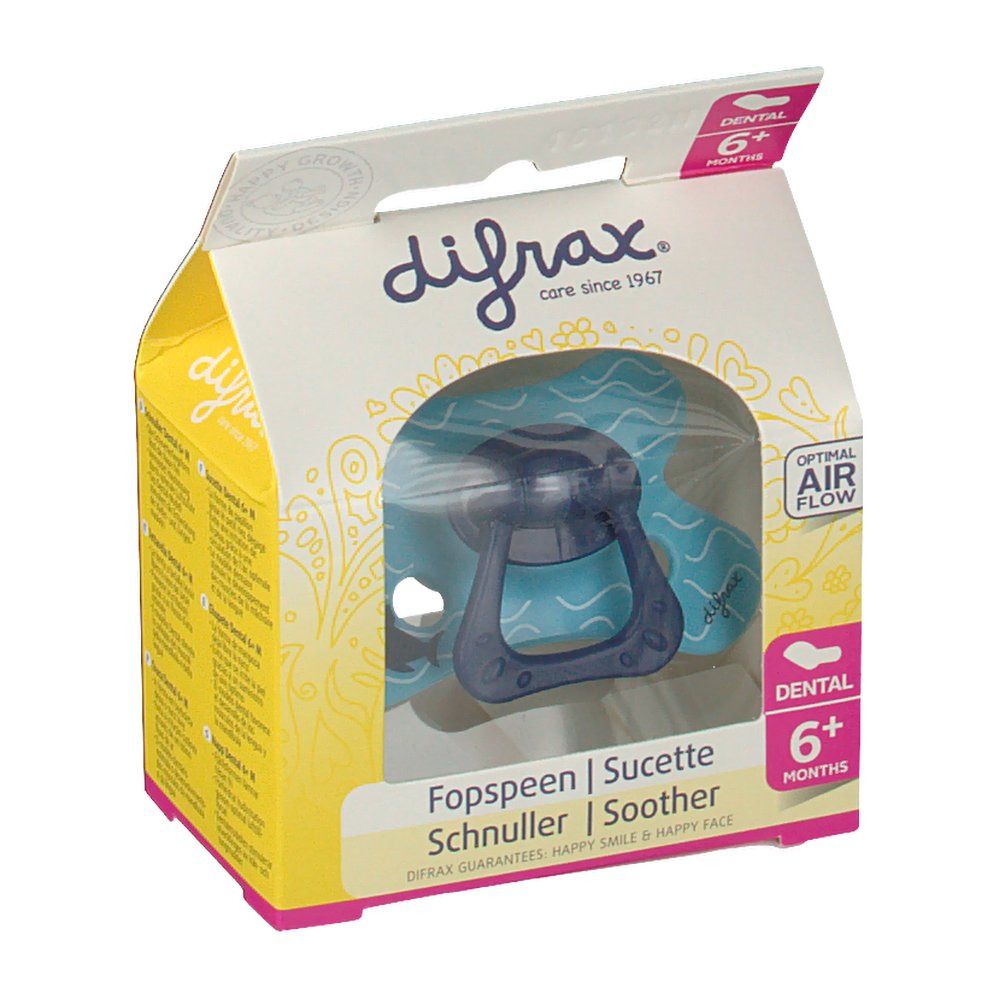 Difrax Teat Dental Boy +6M