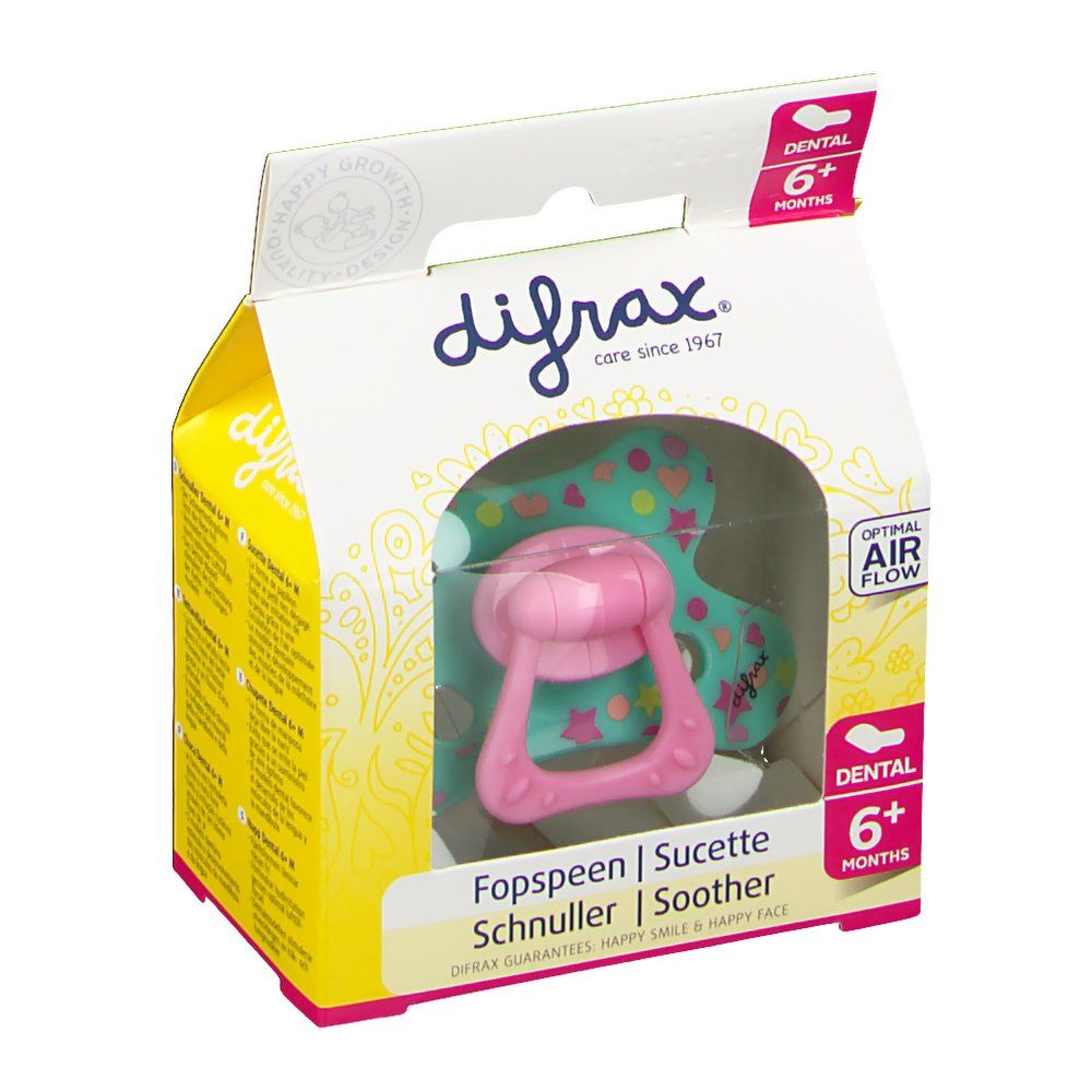 Difrax Teat Dental Girl +6M