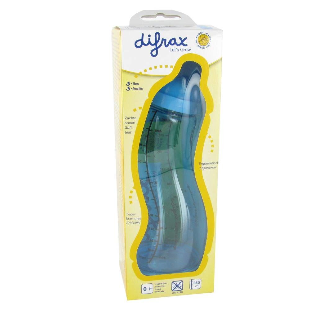 Difrax Feeding Bottle S New Boy Big 250ml