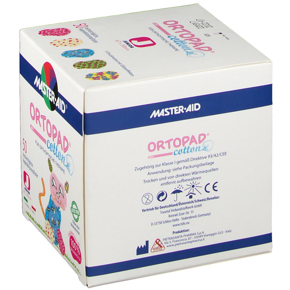 Ortopad Girls Junior Cotton Eyepatch