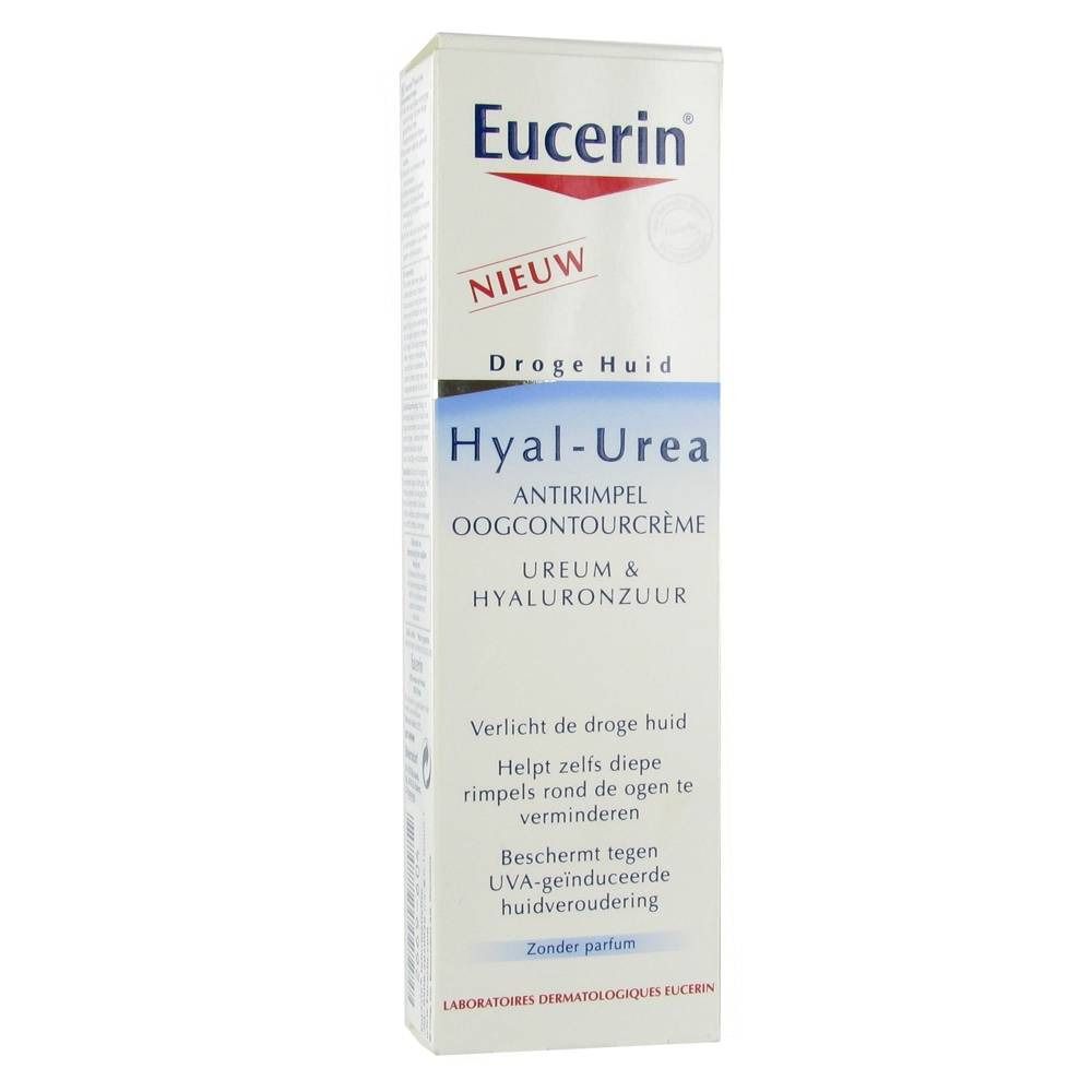 Eucerin Droge Huid Hyal Urea Cr A/Wrinkle Eyes