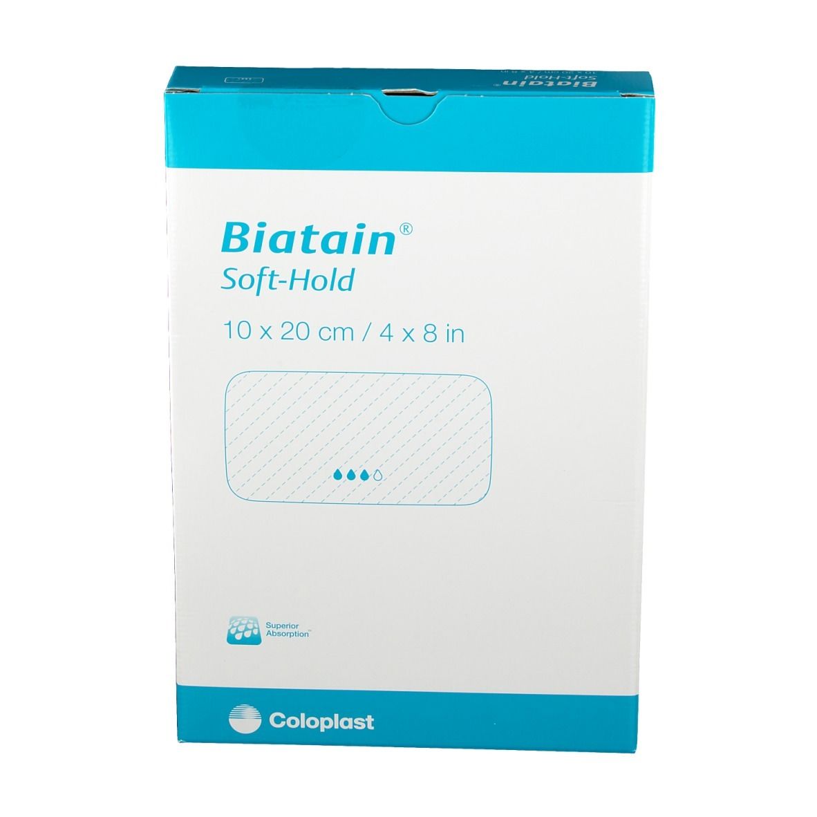 Biatain Soft Hold 3472 10cm x 20cm Adhesive