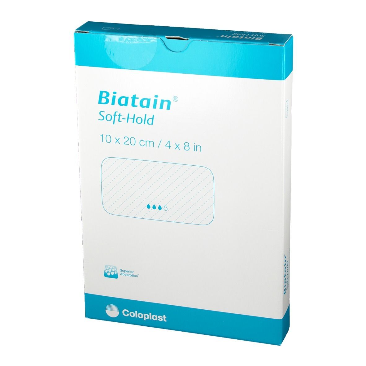Biatain Soft Hold 3472 10cm x 20cm Adhesive