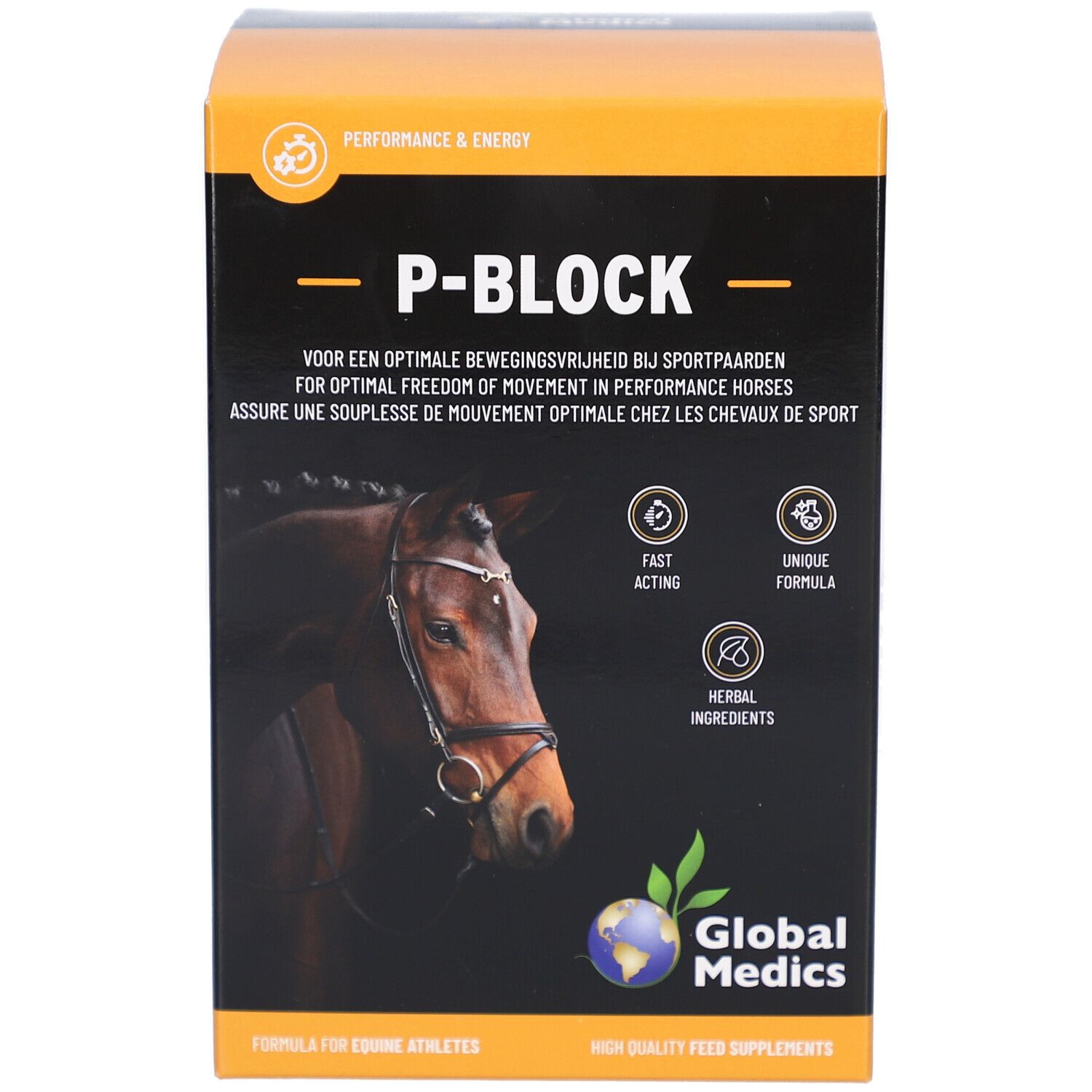 P-Block Horse Powder Bag 10x30 g - Redcare
